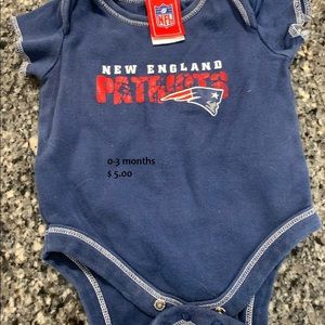 Patriots onesie